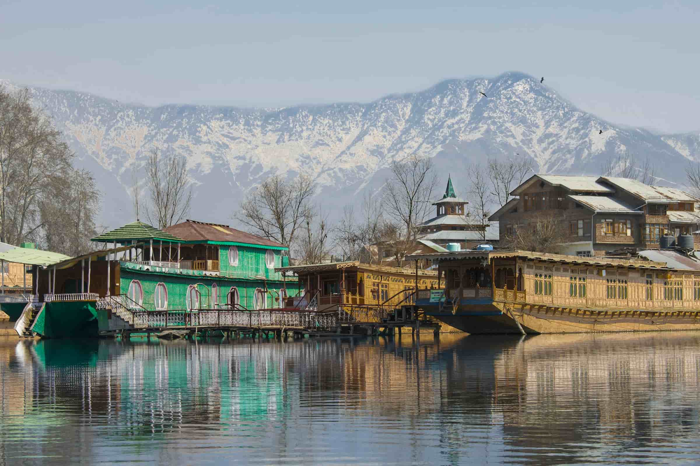 Snowy Kashmir Landscape